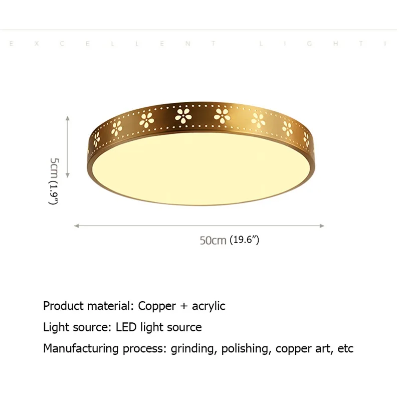 

FAIRY Brass Ceiling Lights Contemporary Home Creative Decoration Suitable For Living Room Dining Room Bedroom