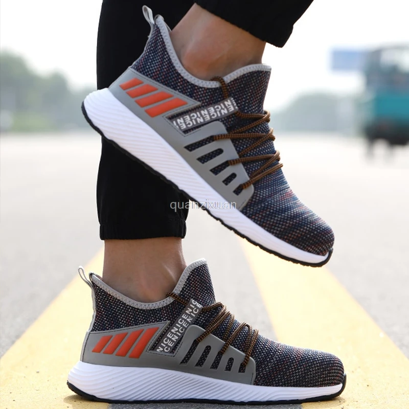 

Safety Work Shoes Construction Men Outdoor Steel Toe Cap Shoes Men Puncture Proof High Quality Lightweight Safety Boots 36-48