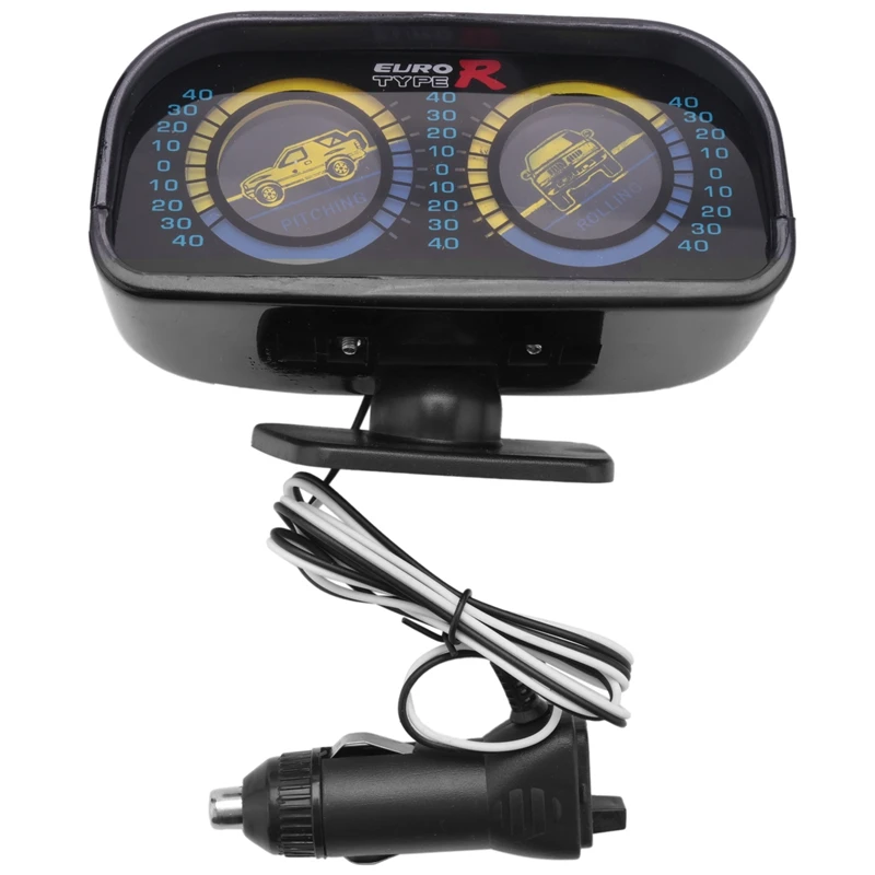 Euro Typer Car Adjustable Compass Balancer Slope Meter Tachometer |