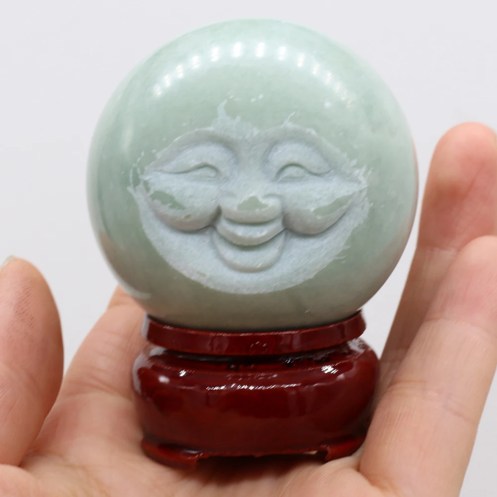 

Натуральные полудрагоценные камни, украшения, Амазонит, фэн-шуй, шар, переводной шар, сделай сам, украшение для дома, изысканный подарок, 50x50 ...