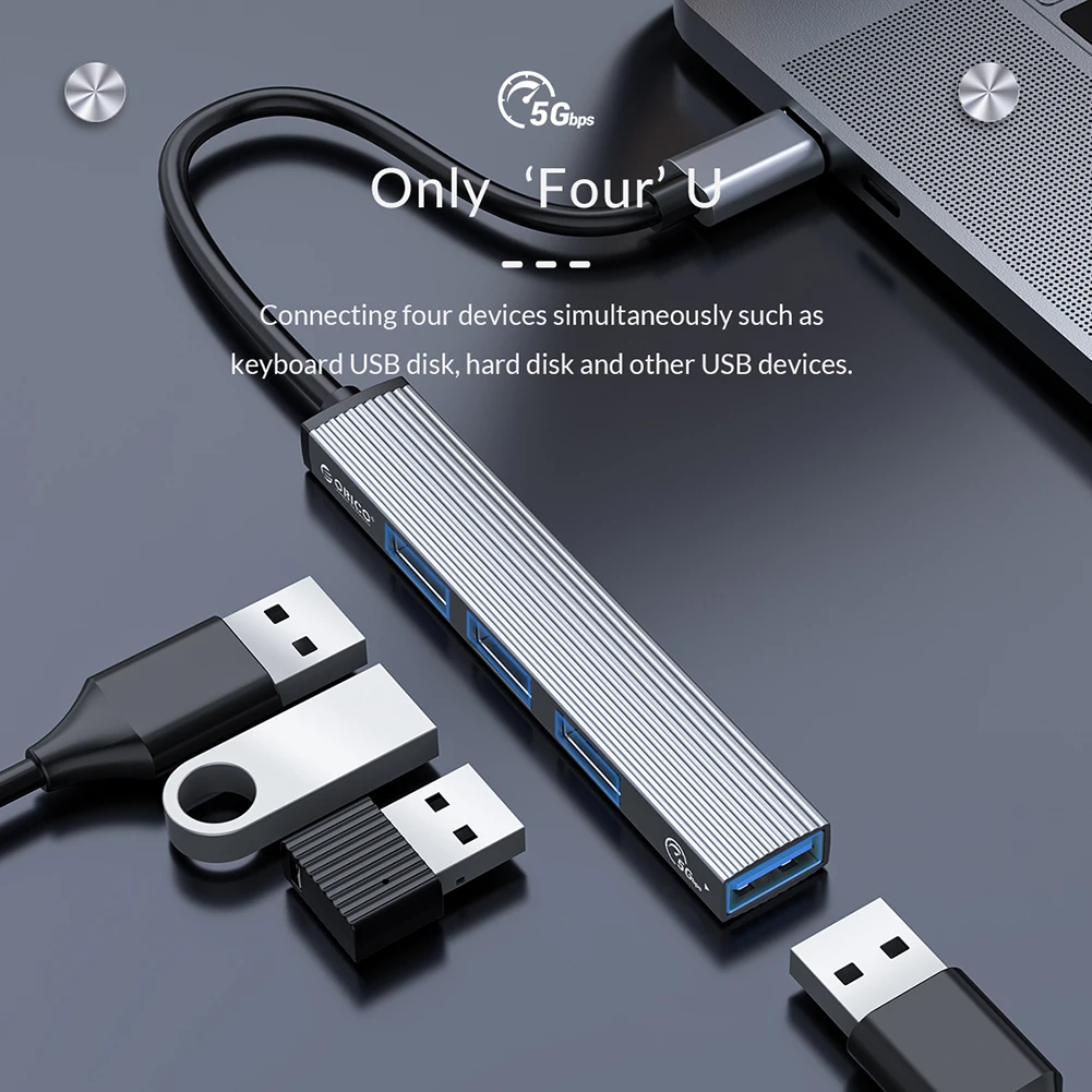 

Высокоскоростной удлинитель ORICO AH13 Type-C на USB 3,0
