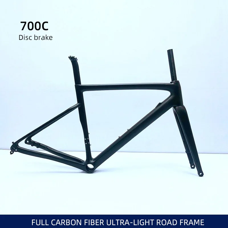 Новая рама из углеродного волокна для дорожного велосипеда дисковый тормоз