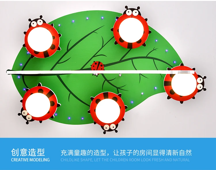 Мультяшный креативный потолочный светильник в виде обезьяны для детской комнаты
