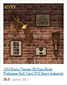 10 м деревенский винтажный 3D искусственный рулонные обои кирпичная стена виниловая ПВХ Ретро промышленная чердак настенная бумага красный черный серый желтый Моющаяся