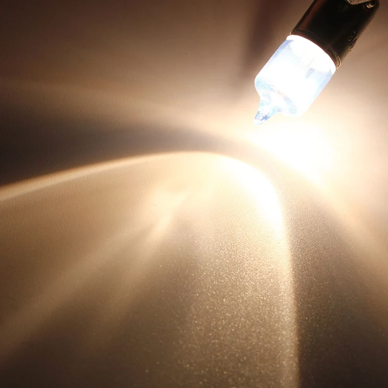 2 шт./лот для BAX9S H6W 6 Вт Супер ксеноновые авто клиновидные боковые лампочки