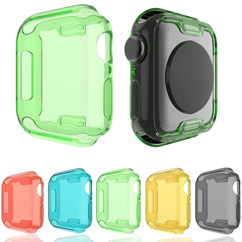 Чехол для Apple Watch Защитная пленка экрана серии 4/5 из ТПУ ультратонкий 360
