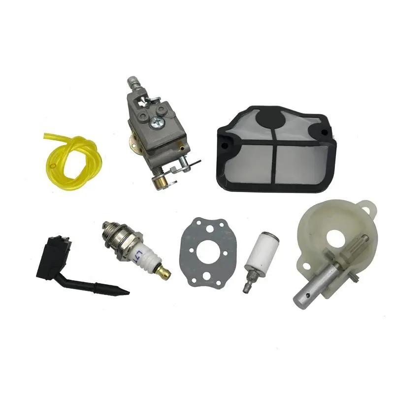 HUNDURE Carburetor Carb Air Filter Fuel Line Spark Plug Kit For HUSQVARNA 136 137 141 142 41 36 Chainsaw Replace Rebuild Parts |