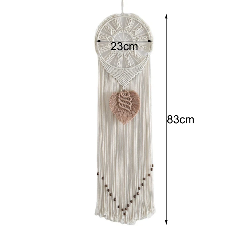 Macrame Dream Catcher Boho Wall Hanging Decor Woven Feather Dreamcatcher Tassels Decoration Bedroom Chic Ornament Craft | Дом и сад