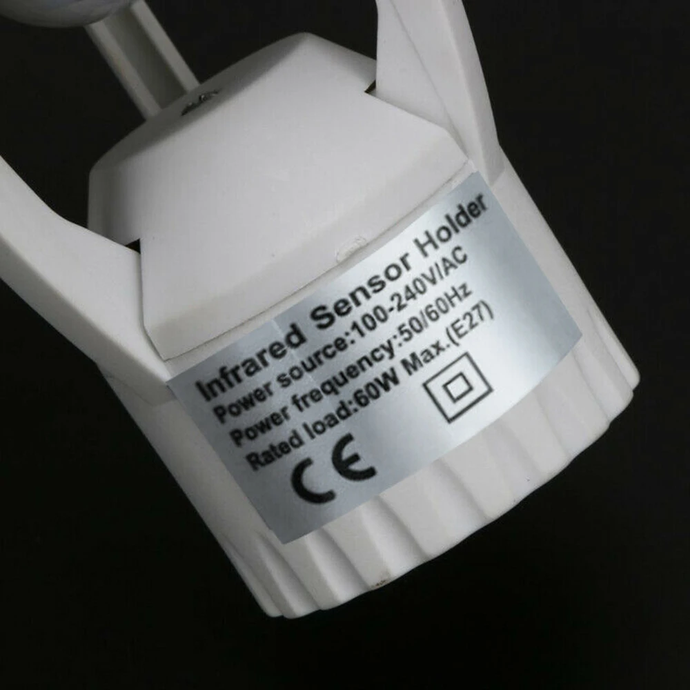 Новый E27 светодиодный держатель лампы светильник с инфракрасным датчиком
