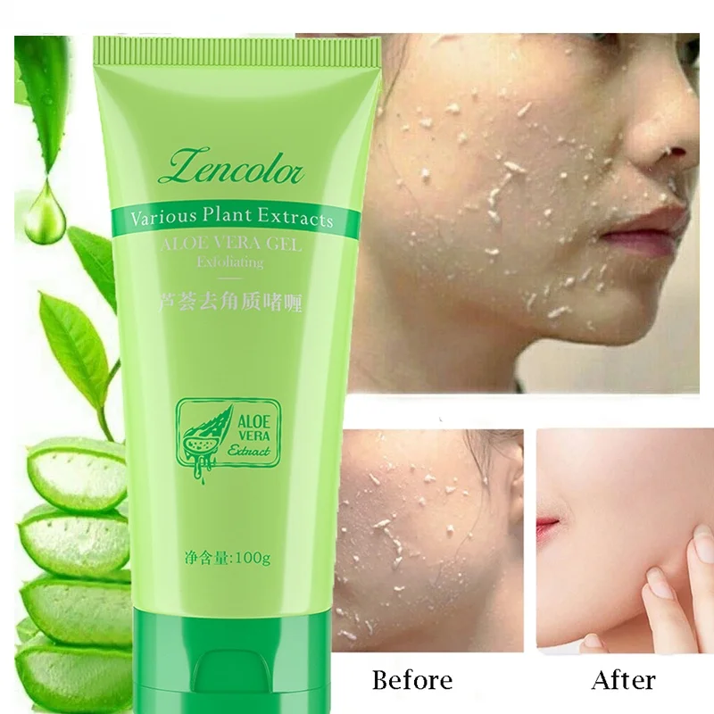 

100g Exfoliating Face Scrub Peeling Gel Moisturizing Whitening Facial Cleanser Deep Exfoliator Gel Scrub Smooth Skin Care Clean