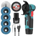 Бесщеточная Беспроводная угловая шлифовальная машина, 21 в, 19500 об.мин насадка на болгарку гравер электрический болгарка гриндер ленточный шлифовальная машинка гриндер ушм аккумуляторная  шлифовальный станок