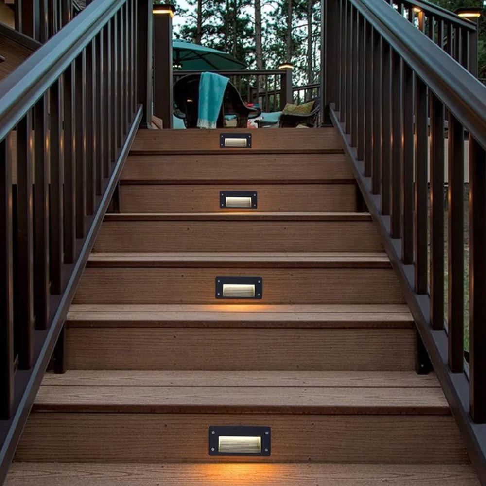 Встраиваемая настенная светодиодная лампа углубленный водонепроницаемый