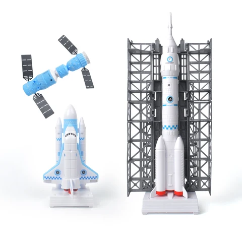 Игрушка «Ракета» космического корабля с трёхмерными чертёжами освоения космоса команда космический корабль взлетать Развивающие игрушки для мальчиков 3-6 лет