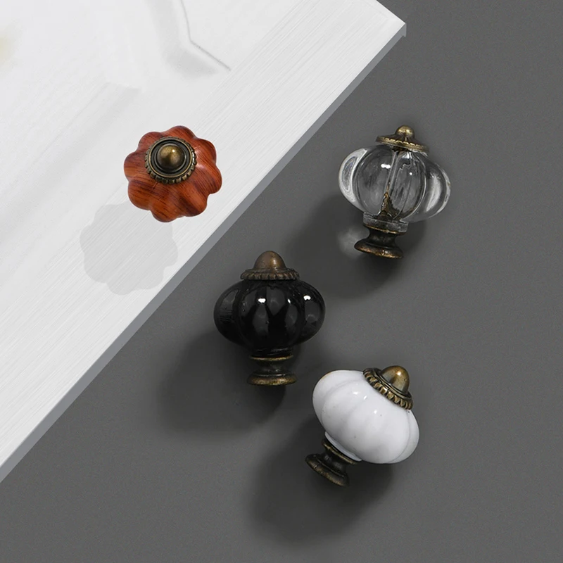 

Retro Style Drawer Knob Cabinet Bedside Cupboard Furniture Door Pull Handle 3x3.6x3.6cm