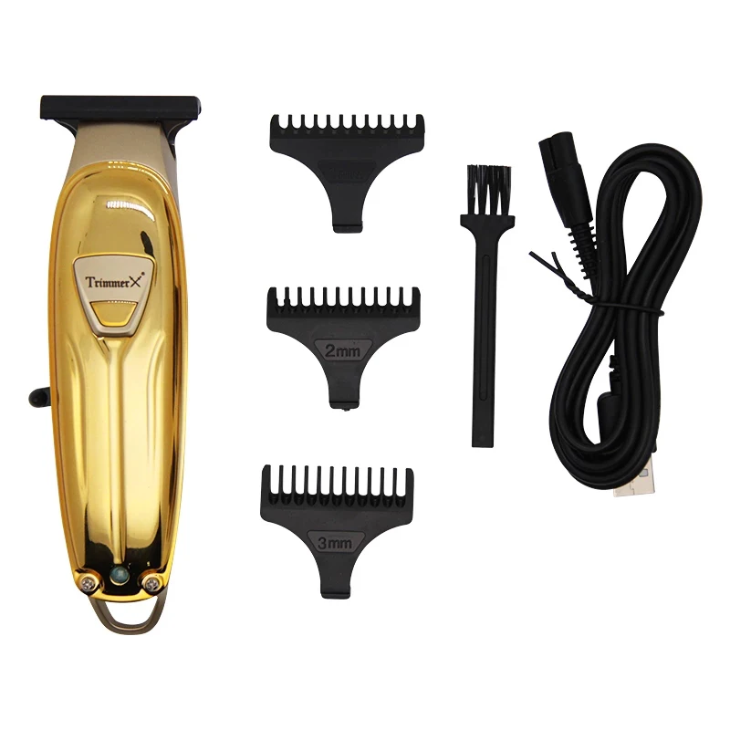 Electric Hair Clipper Oil Head Metal Blade Usb Rechargeable Household Scissors USB Charging Trimmer 0mm Baldheaded | Бытовая техника