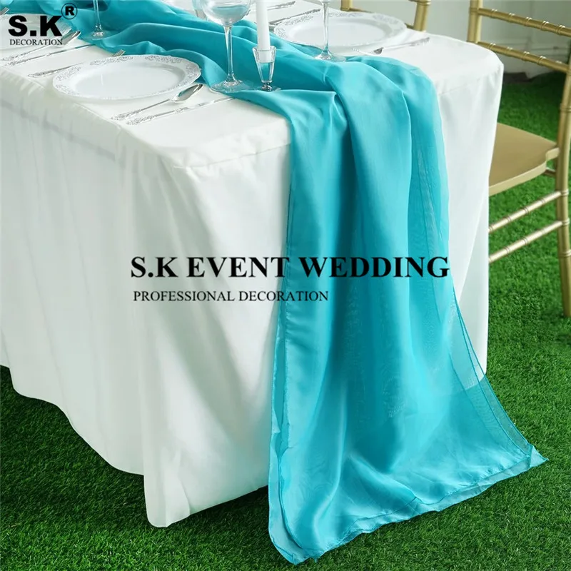 Шифоновая льняная скатерть для банкета свадебного торжества Рождественское