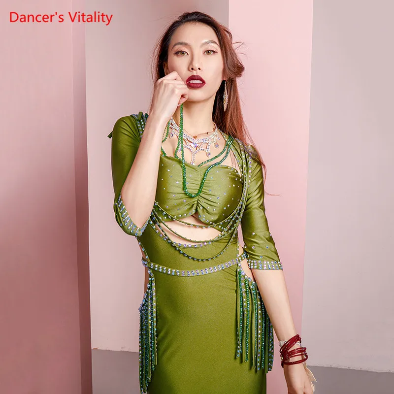 Женский костюм для танца живота комплект из 3 предметов повязка на голову с