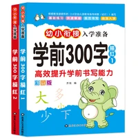 2pcsset chinese basics 300 characters han zi writing books exercise book learn chinese kids adults beginners preschool workbook