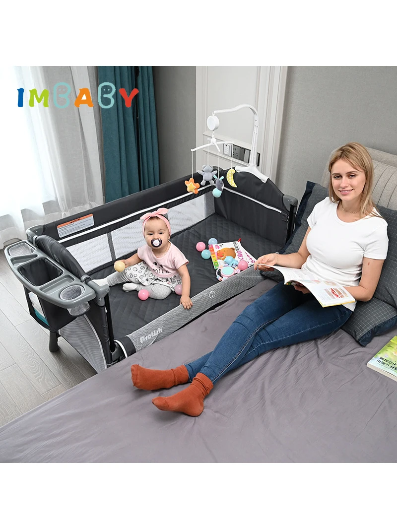 Детская многофункциональная кроватка IMBABY с...