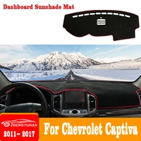 for chevrolet captiva 2011 2014 2015 2016 2017 car dashboard cover avoid light pad instrument panel mat carpets car accessories