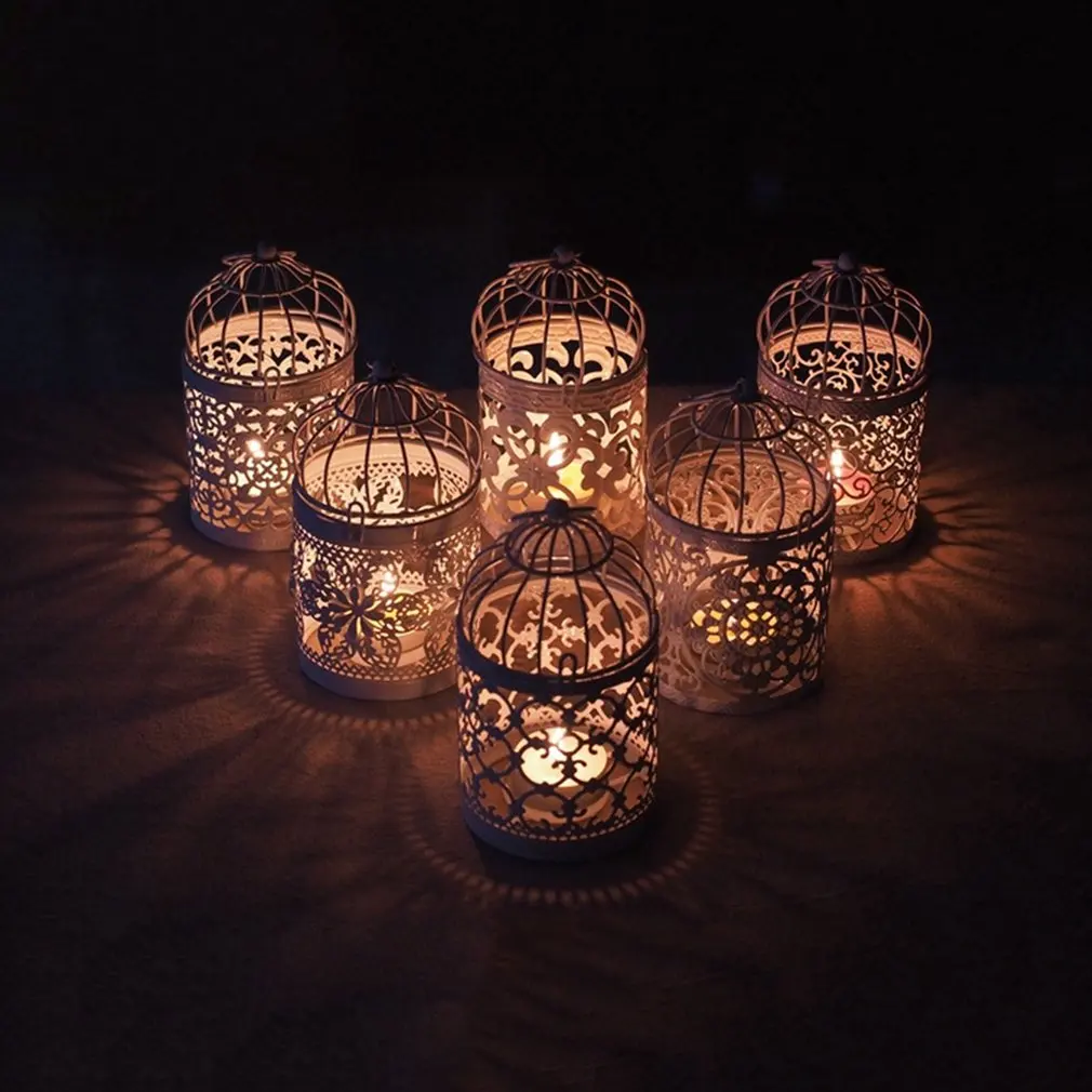 Пустотелая клетка для птиц подсвечник Фонарь рождественское ночное украшение