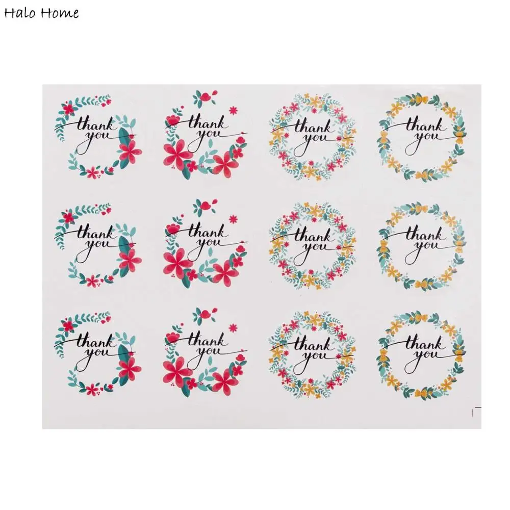 

Разнообразные бумажные этикетки для запечатывания "спасибо", Наклейки, подарочные конверты, коробочки для вечеринок, печати, изготовление о...