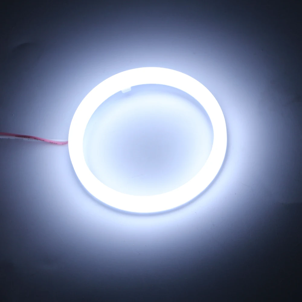 2 шт. 9-30 в 60/70/80/90/95/100/110/120 мм 2835 молока светильник 18LM 78 SMD Led Ангельские глазки гало кольца головной светильник ширина сигнальный светильник белого цвета
