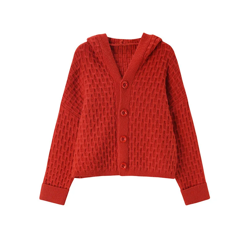 

2020 new spring and autumn wear Korean version of loose and lazy small fragrance top knitted cardigan sweater coat women