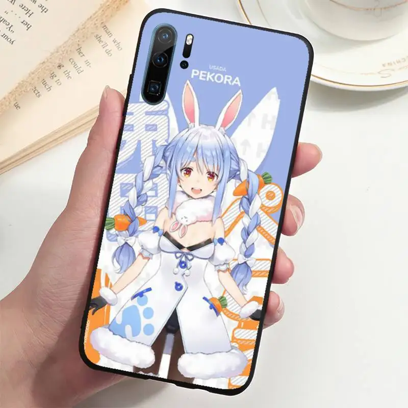 

Hololive Usada Pekora Gawr Gura Phone Case For Huawei P20 P30 P40 lite Pro P Smart 2019 Mate 10 20 Lite Pro Nova 5t