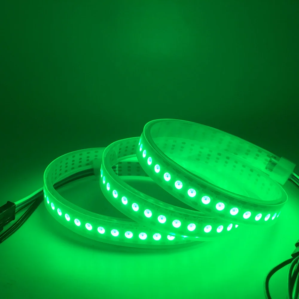 WS2815 DC12V(WS2812B/WS2813) RGB светодиодный Пиксели полосы светильник Individueel Addressable светодиодный двойной пульт дистанционного управления и 30/60/144 Пиксели/светодиодный s/m 1~ 5 м