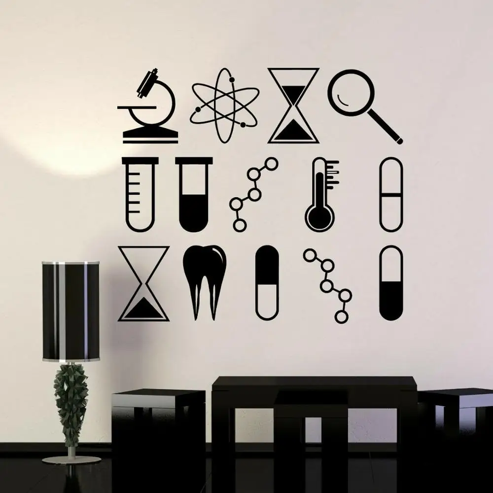 Научные университетские школьные настенные фрески лабораторные химические