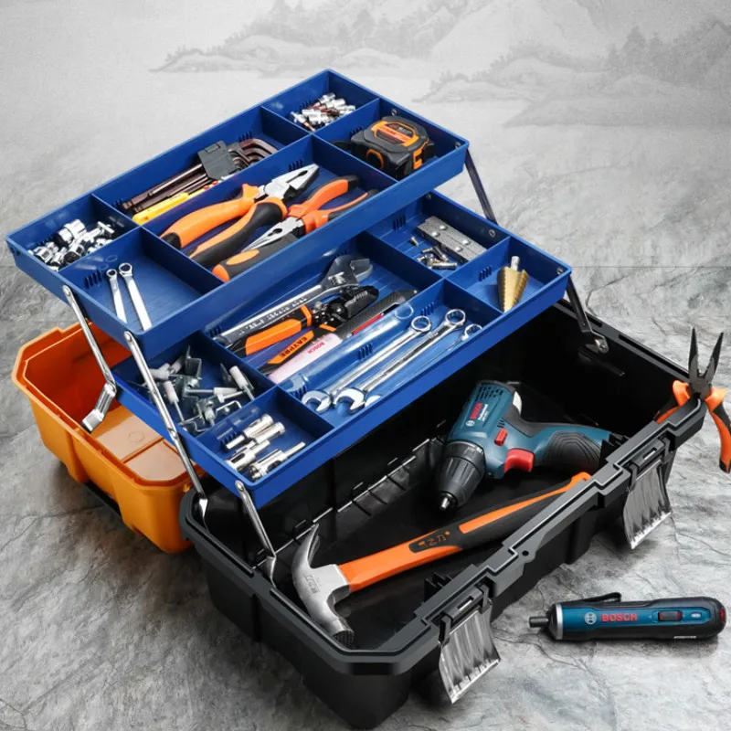 

Organizer Professional Tool Box Multifunction Hard Case Waterproof Equipment Tool Box Caisse A Outil Tools Packaging DB60GJ