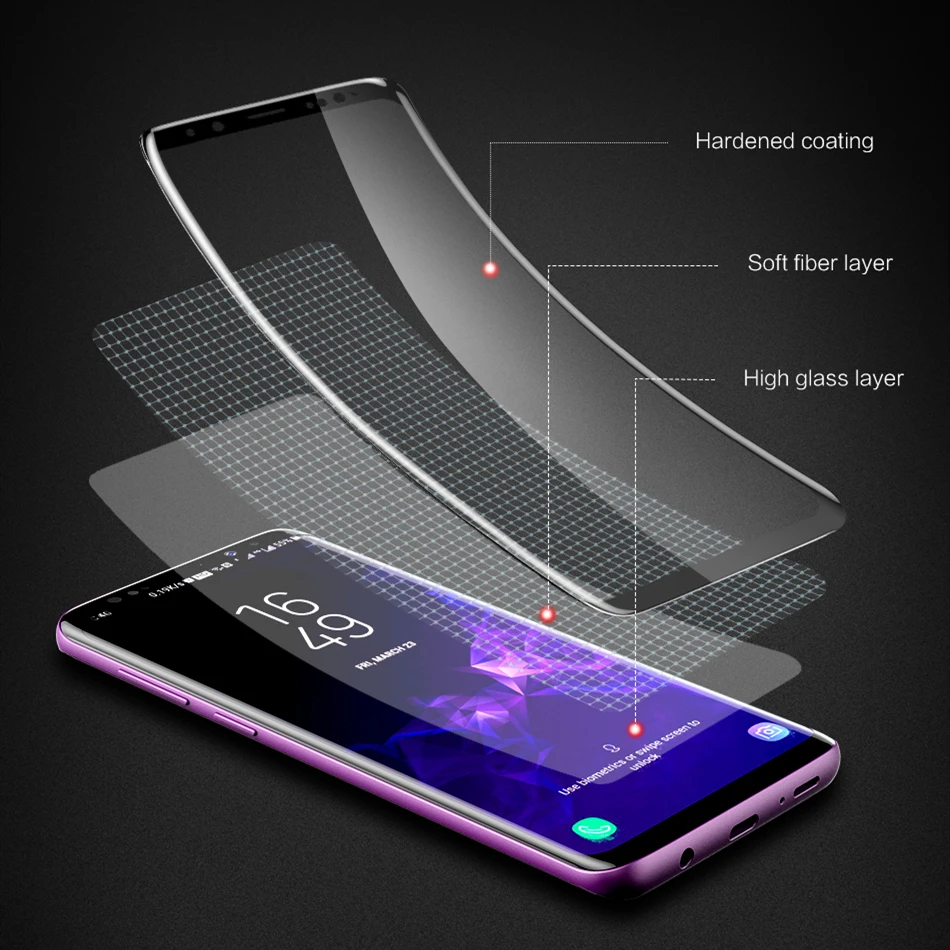 Закаленное 3d-стекло для Samsung Galaxy S20 Plus ультраизогнутая защита экрана с