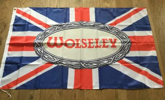 3X5FT 90x150 см пользовательские Wolseley флаг GB 100D полиэфирные баннеры|Флаги баннеры и