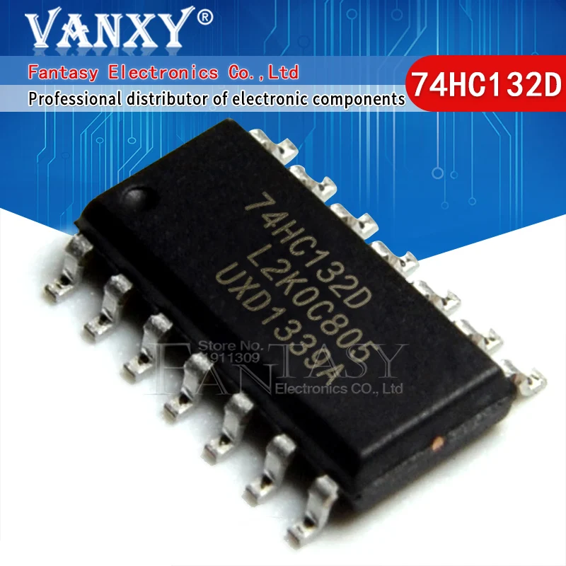 10 шт. 74HC132D SOP14 74HC132 SOP SN74HC132DR SN74HC132 SOP-14 SMD новый и оригинальный IC | Электронные