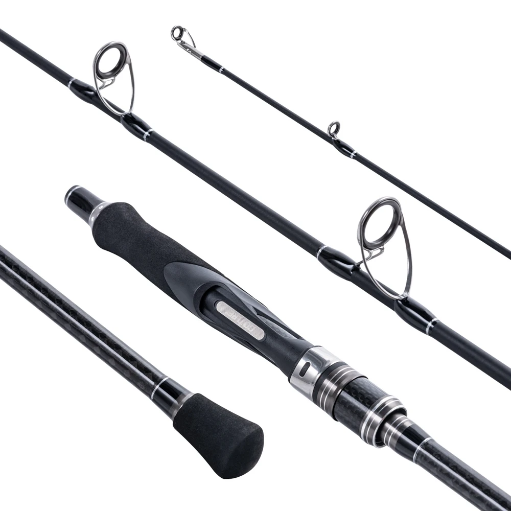 Enlarge Goture REGAUL Lure Fishing Rod 1.83m 1.98m Carbon Weave Spinning Rod Casting Rod Travel Lure Rod 140-300g ML/M/MH