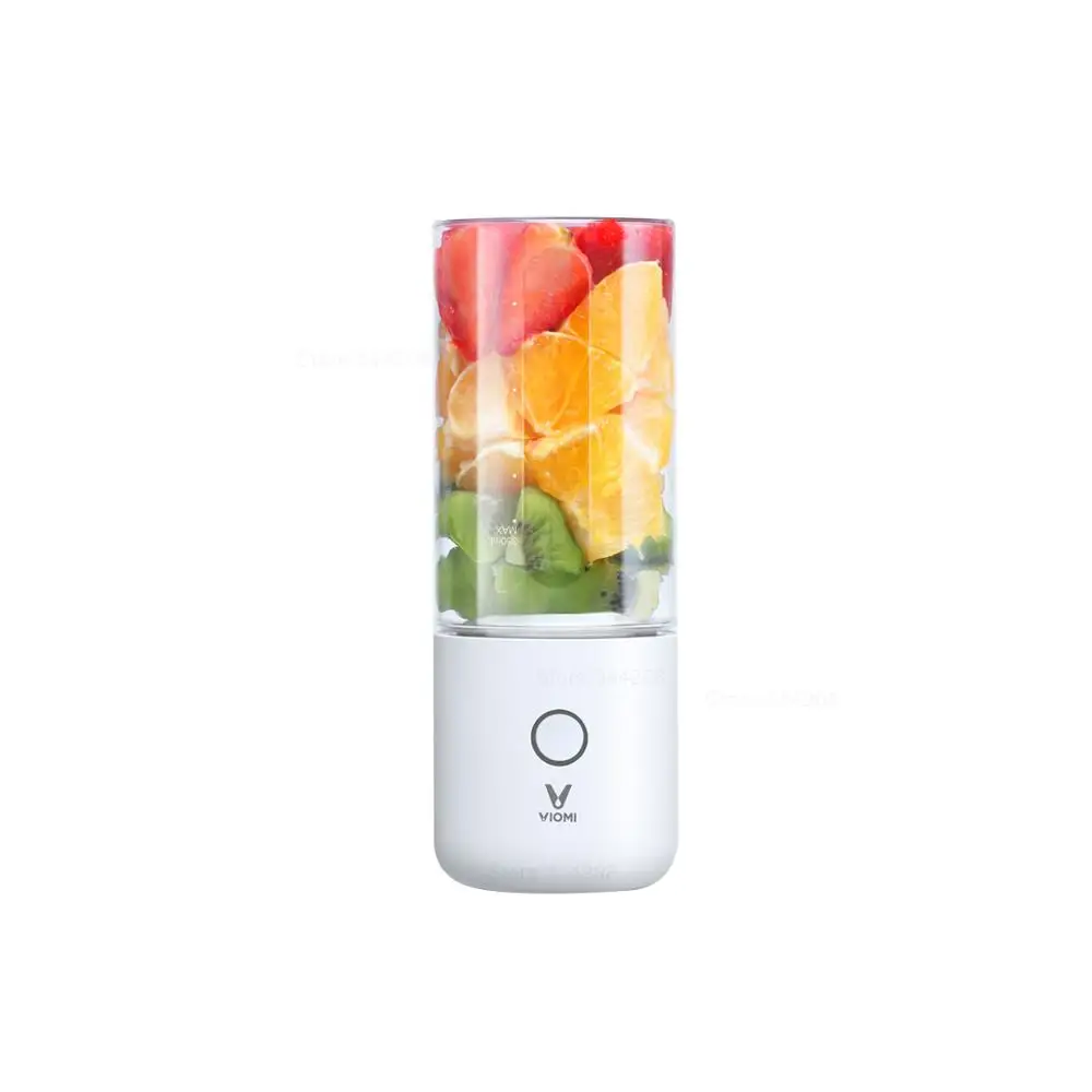 White XIAOMI MIJIA VIOMI блендер Электрический кухонный миксер соковыжималка фруктовая чашка маленький портативный мини кухонный комбайн 45 секунд быстрая отжимание сока - Color: White