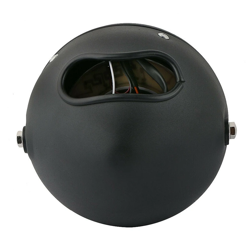 

Motorcycle Spiral White Side Mount 6.5 Inch Led Headlight for Cafe Racer Bobber(Without Bracket)