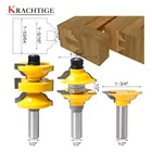 Фреза для входной и внутренней двери Ogee, соответствует R  S, хвостовик 12 дюйма (812 мм), 3 шт.