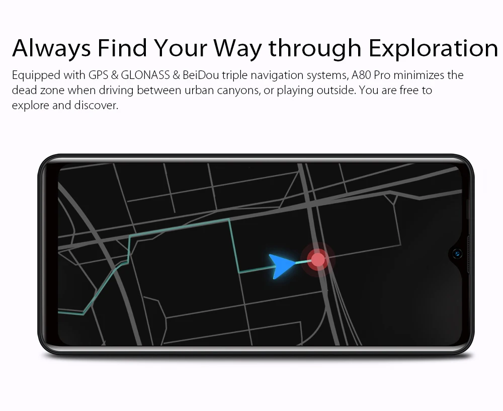 Blackview A80 Pro Quad камера заднего вида, смартфон 6,49 '', капля воды, 4 Гб+ 64 ГБ, четыре ядра, Android 9,0, глобальная версия, 4G LTE, мобильный телефон