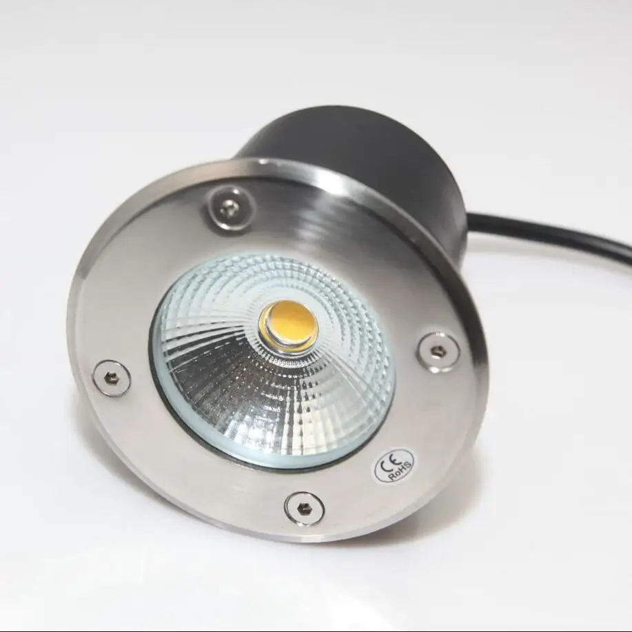 Диммируемый светодиодный подземный свет IP67 DC12V/AC85 265V открытый грунт 15 Вт COB торшер