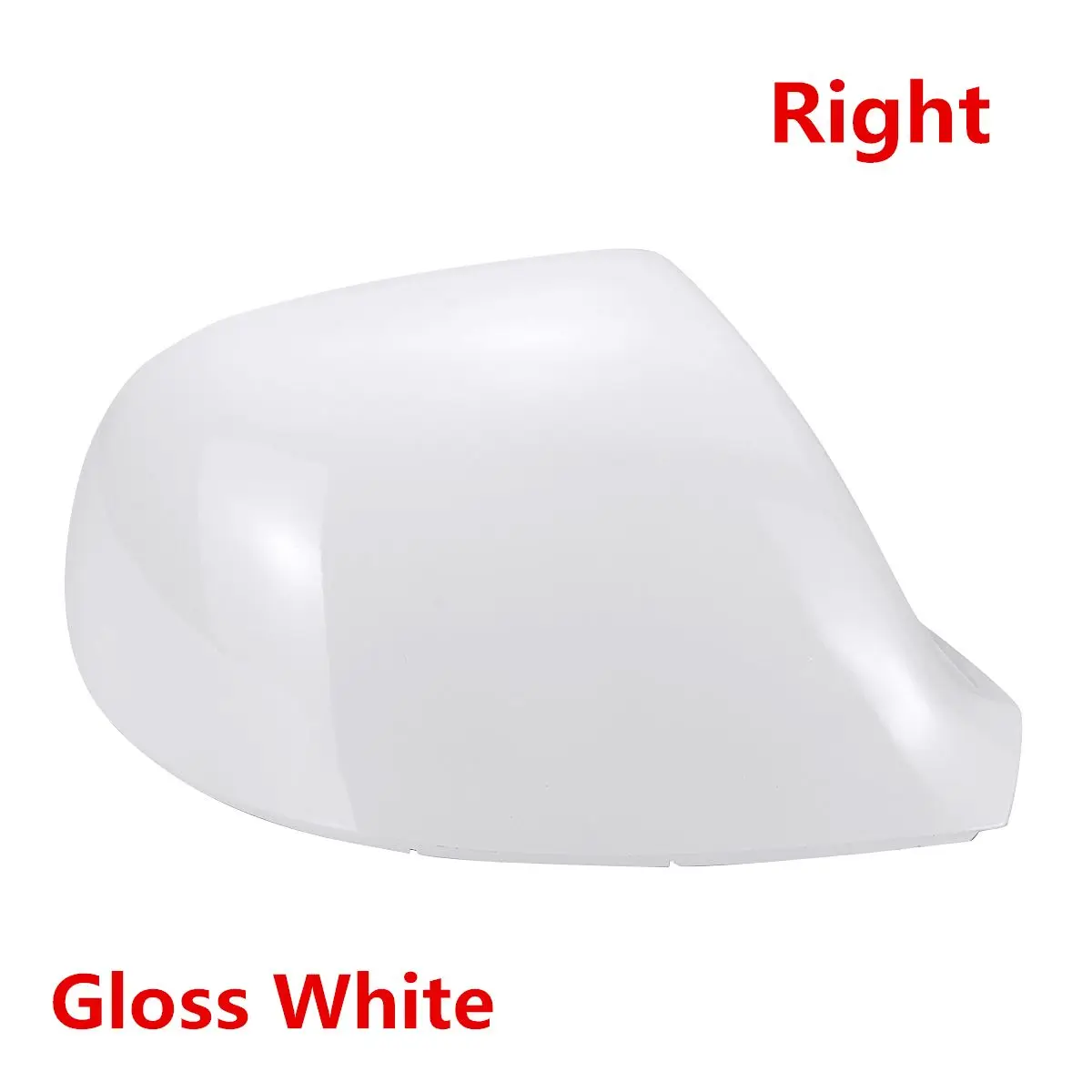 Glossy White Right Боковой корпус бокового зеркала заднего вида для VW для Transporter T5 T5.1 2010- T6- 7E1857527F 7E1857528F - Цвет: Glossy White Right