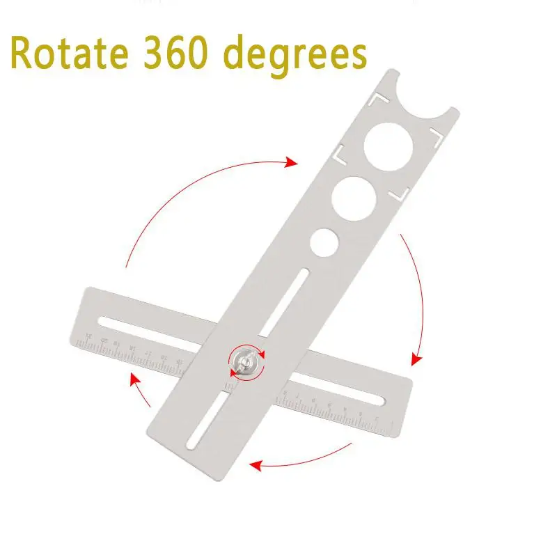 Многоугловая линейка шаблон для измерения углов инструмент кирпичная плитка