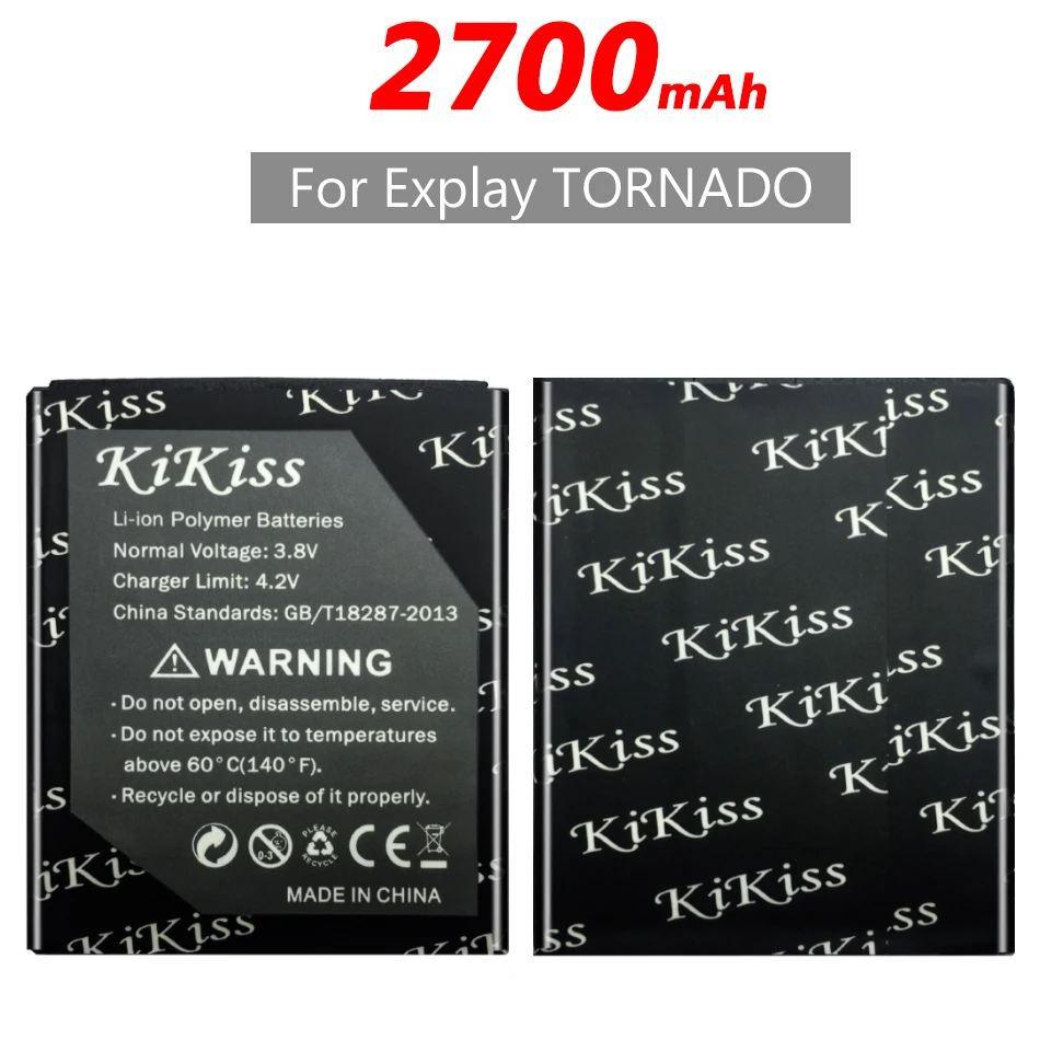 2700 мАч аккумулятор для сотового телефона повышенной емкости Explay TORNADO + трек-код |