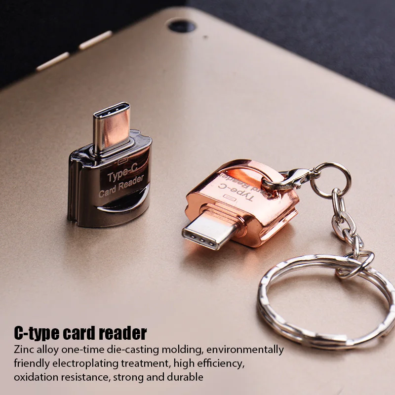 Новый USB 3 1 Type C к Micro-SD TF адаптер OTG кардридер мини смарт-кардридер для ноутбука Samsung
