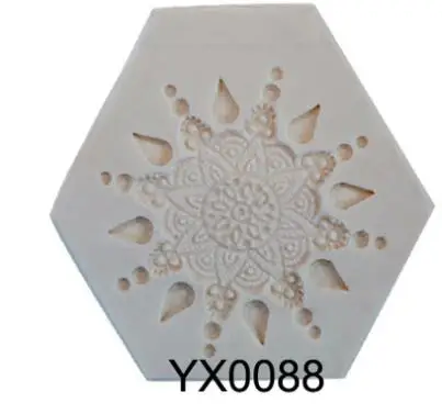 Эпоксидные полимерные формы мандала цветочный лист дизайнерская горшок Сделай