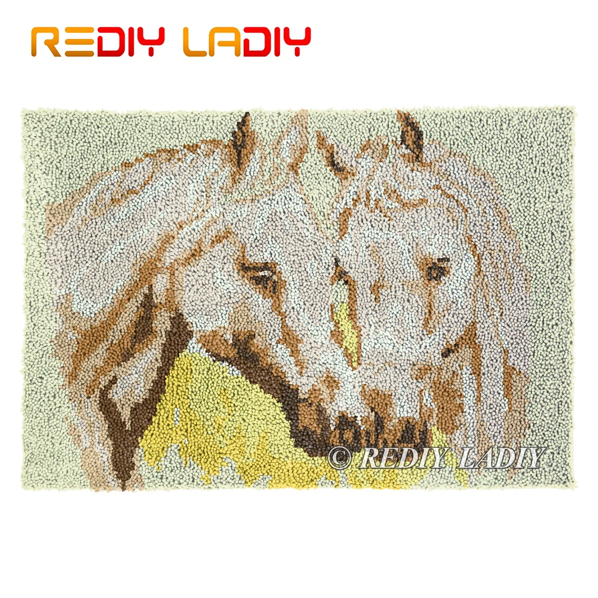 

Ковер с защелкой, лошади, любовь, плюшевый, наборы гобеленов, вязаный крючком, подушечный коврик, ковер для рукоделия, пряжа, искусства и реме...