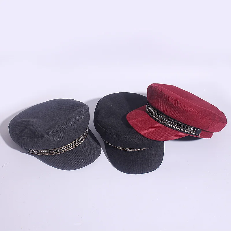 2019 Trend Winter Hats For Women French Style Baker's Boy Hat New Cool Women Baseball Cap Black Visor Hat Gorras Casquette