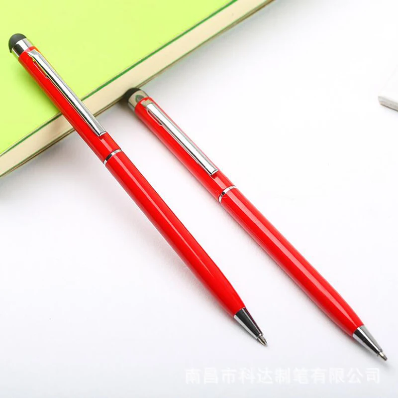 2PCS High Quality Metal Writing Ballpoint Pen Touch Screen Roller Luxury School Student | Канцтовары для офиса и дома
