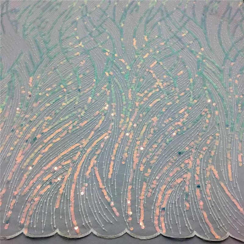 Блестки вышитые кружева ткань 6 мм золото свет волшебные шарики бусины сетчатая